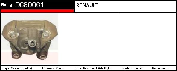 DELCO REMY Jarrusatula DC80088